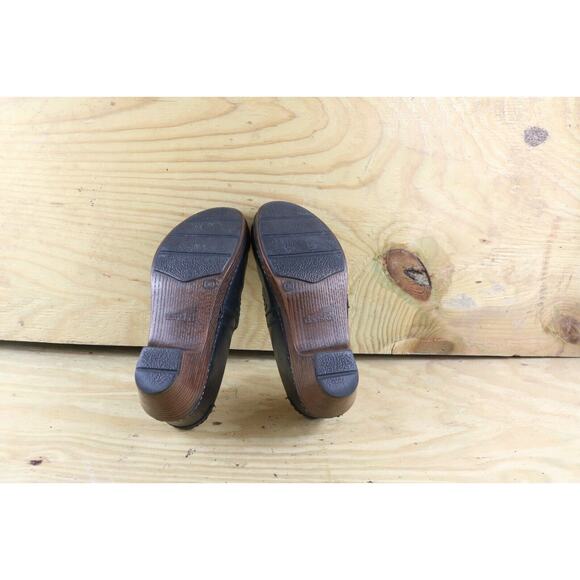 Dansko Clogs 38 Womens Sz 7.5 Mavis Black Shoes Mules Slip on Heels - Picture 6 of 7